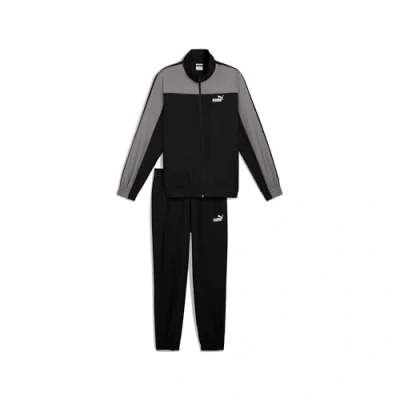 Abbildung von Puma Colorblock Tracksuit SET Trainingsanzug, Herren, Größe: Large, Black