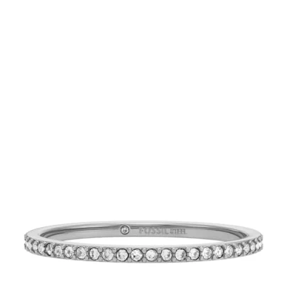 Abbildung von Fossil Ring silvercoloured, Damen, Größe: 49, Silver coloured