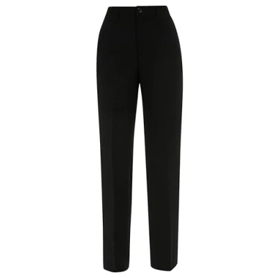 Abbildung von QS Stoffhose, Damen, Größe: 34x32, Schwarz