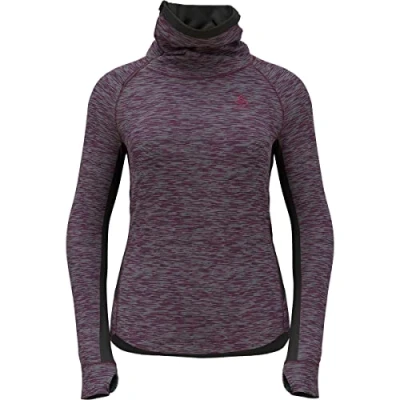 Abbildung von Odlo Damen Berra Midlayer, Raspberry Fudge Space dye, XL