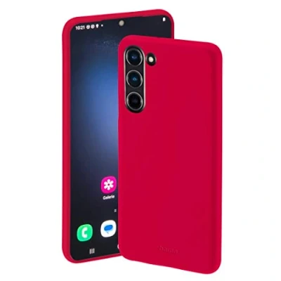 Abbildung von Hama Handyhülle für Samsung Galaxy S23 (Hülle, Handyhülle, Hülle, Cover) rot