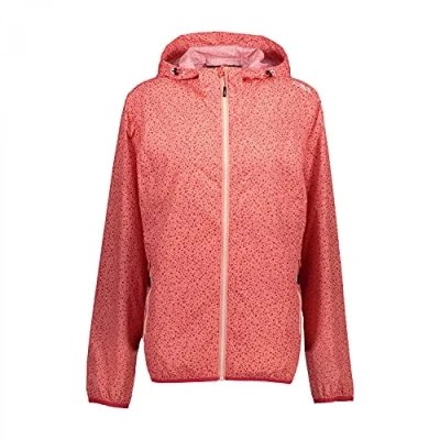 Abbildung von CMP Damen Damenjacke Mit Regenkapuze Jacke Aus Reißfestem Polyamid, Koralle, XL EU