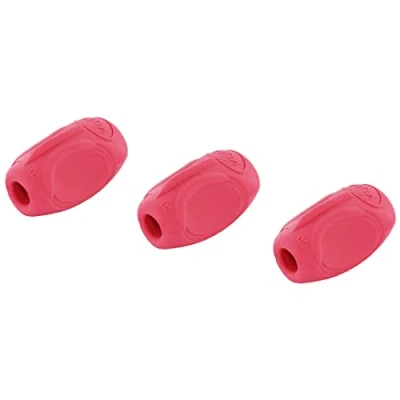 Abbildung von KUM AZ4060026 R Schreibhilfe Sattler Grip A7, 3 Stück, rot, Stifthalter für Rechts und Linkshänder