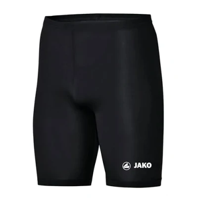 Abbildung von JAKO Unterziehhose Tight Basic 2.0 Schwarz S Elastische Fahrradhose aus Polyester, Radlerhose mit elastischem Bund, Schnell trocknende Thermohose