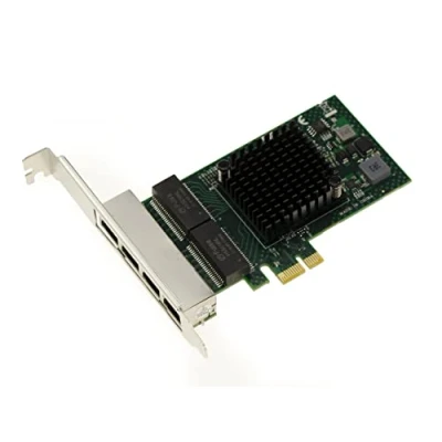 Abbildung von KALEA INFORMATIQUE PCIe x1 Netzwerk Controller Karte 4 Ports RJ45 Quad LAN GIGABIT ethernet 10 100 1000Mb 1G BroadCom BCM5719 Low und High Profile