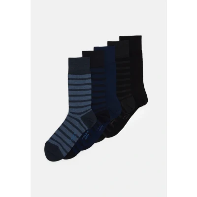 Abbildung von Falke Happy Giftboxox 5Pack everyday casual Socken, Herren, Größe: 39 42, Black/blue/light blue