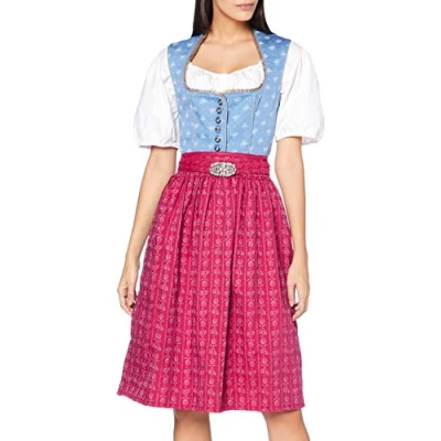 Abbildung von Stockerpoint Sc 300 Damen Midi Dirndlschürze, Rot, 34 38