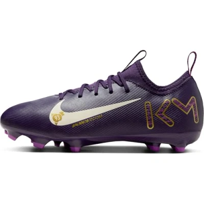 Abbildung von Nike Performance JR ZOOM Vapor 16 Unisex Fußballschuhe Naturrasen für Kinder, Größe: 37.5, Grand purple/pale ivory Schuhe