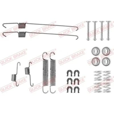 Abbildung von QUICK BRAKE 105 0001 Zubehörsatz, Bremsbacken DAIHATSU: Sirion II, Materia, SUZUKI: IGNIS 2