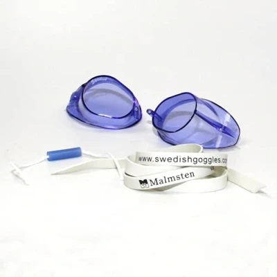 Abbildung von Malmsten Schwedenbrille Classic Schwimmbrille Swedish Goggles Montageset (blau)