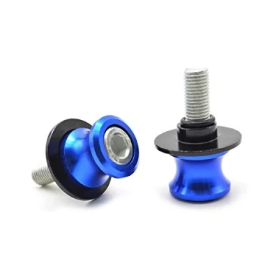 Abbildung von 2pcs Universal CNC Ständeraufnahme M8*1,5 Bobbins Montageständer für GSXR 600 750 1000 GSR / S1000RR S1000R S1000XR/ CBR250R CBR600RR CBR900RR CBR954RR (Blau)