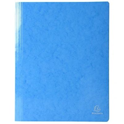 Abbildung von Exacompta 380806B Packung mit 25 Schnellhefter Iderama (aus Karton, praktisch und robust, Abstand 80 mm, für DIN A4) 25er Pack hellblau