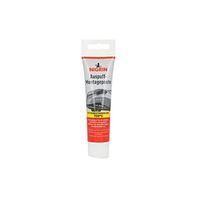 Abbildung von NIGRIN Auspuff Montagepaste, hitzebeständig, geeignet für schnelle Montage von Anlagen, 150 g