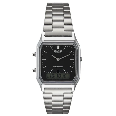 Abbildung von Casio Uhr silvercoloured/black, Größe: One Size, Silver coloured/black