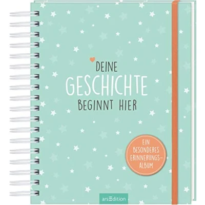 Abbildung von Deine Geschichte beginnt hier: Ein Erinnerungsalbum und wunderschönes Geschenk zur Geburt