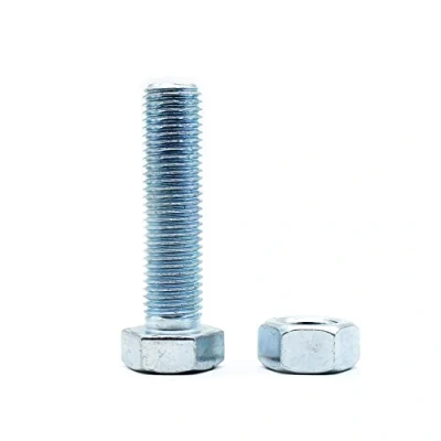 Abbildung von DOJA INDUSTRIAL Sechskantschrauben und Muttern Set 6 x 40 mm PACK Voller Thread Sechskant Schrauben Mutter Gewindeschrauben Maschinenschrauben Schraubenset Schraube Sortiment
