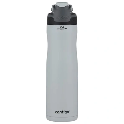 Abbildung von Contigo Trinkflasche Autoseal Chill Macaroon, Edelstahl Wasserflasche mit Technologie, Isolierflasche hält Getränke bis zu 28 Stunden kalt auslaufsicher, BPA frei, 720 ml