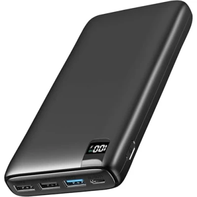 Abbildung von A ADDTOP Powerbank 26800mAh, externer Akku mit 22,5W Power Delivery, Tragbares Ladegerät 4 Ports kompatibel Smartphone, Tablets und mehr