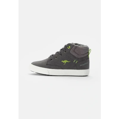 Abbildung von KangaROOS KAVU X Sneaker, Steel Grey/Lime, 29 EU
