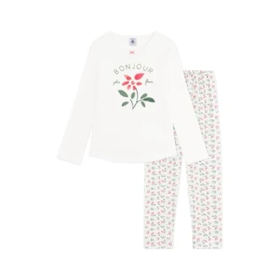 Abbildung von Petit Bateau KIDS Brille Nachtwäsche Set für Kinder, Größe: 95, Marshmallow/multicolor