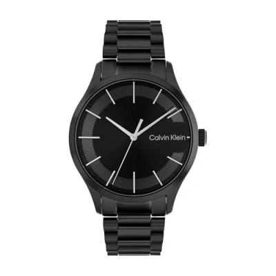 Abbildung von Calvin Klein Montre Analogique à Quartz pour Homme et Femme Collection Iconic avec Bracelet en Acier Inoxydable