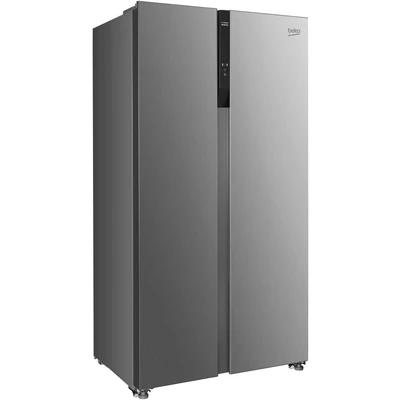 Abbildung von Beko GNO5322XPN Side by Side, Kühlschrank, Gefrierschrank, 532 l Gesamtvolumen, 347 Liter Kühlbereich, 185 Gefrierbereich, Multifunktionsdisplay, Schnellkühlen, Türalarm, Edelstahl Look