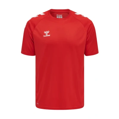 Abbildung von Hummel XK CORE POLY Tshirt print, Herren, Größe: 3XL, True red