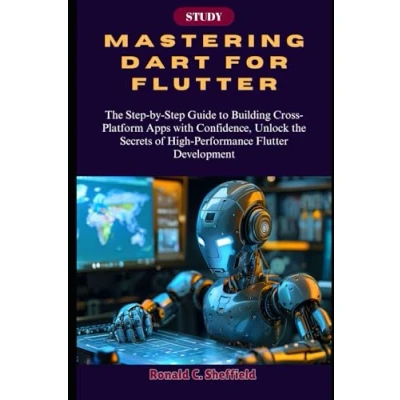 Abbildung von Mastering Dart for Flutter: the Step by Guide to Building Cross Platform Apps with Confidence, Unlock Secrets of High Performance Flutter Development
