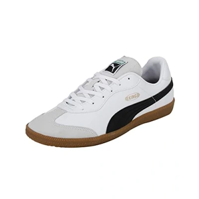 Abbildung von Puma KING 21 IT Fußballschuh Halle, Herren, Größe: 38.5, White/black Schuhe