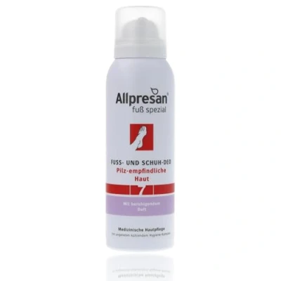 Abbildung von Allpresan Fuß spezial Nr. 7 und Schuh Deo für Pilz empfindliche Haut 125 ml (3)