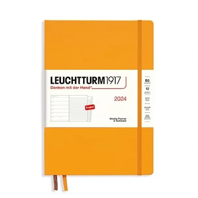 Abbildung von LEUCHTTURM1917 367852 Wochenplaner Composition (B5) 2024, 12 Monate, Rising Sun, Englisch
