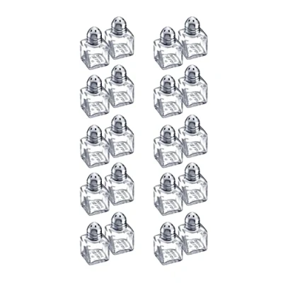 Abbildung von Westmark Mini Gewürzstreuer Set, 10 Sets à 2 Stück, Fassungsvermögen: je ml, Rostfreier Edelstahl/Glas, Silber/Transparent, 630722E2