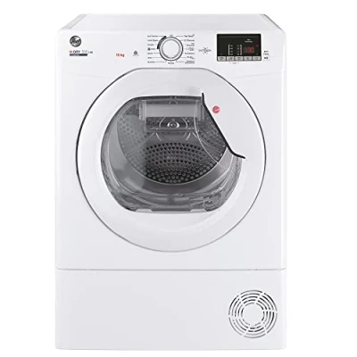 Abbildung von Hoover H DRY 300 Lite Kondenstrockner / 10 kg/Smarte Bedienung mit NFC Technologie/AquaVision Kondenswasserbehälter/Weiß/Modell: HLE C10DE 84