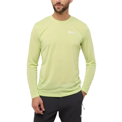 Abbildung von Jack Wolfskin Vonnan Langarmshirt, Herren, Größe: Medium, Cool matcha