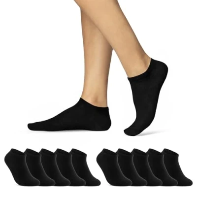 Abbildung von 10 20 30 Paar Sneaker Socken Herren Damen Schwarz Weiß Grau Baumwolle 16900 (10x 43 46)