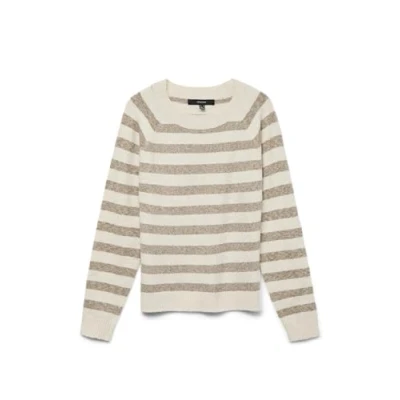 Abbildung von Vero Moda Rundhalspullover »VMDOFFY LS O NECK BLOUSE GA NOOS«