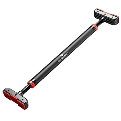 Abbildung von RHINOSPORT Klimmzugstange Türrahmen ohne Schrauben mit Neues Drehbares Zahnradschloss, verstellbar 69 92 cm (27.1in 36.2in), Tragkraft bis 200 Kg Pull Up Bar
