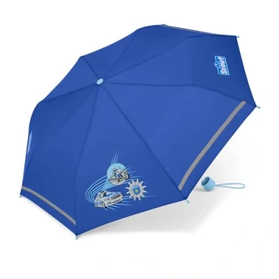 Abbildung von Scout Kinder Taschenschirm mit reflektierendem Streifen Blue Police