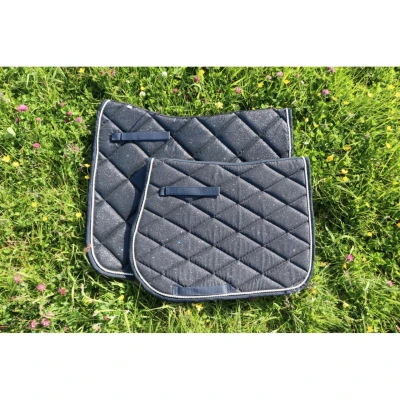 Abbildung von HB Schabracke Sparkling Glitter Springen Navy Warmblut Agradi.deVerkauft von Agradi