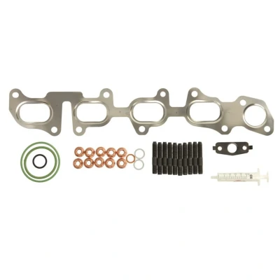 Abbildung von ELRING 570.870 Montagesatz, Lader mit Dichtungen Montageanleitung, Schrauben AUDI: A3 Sportback, SEAT: Leon ST Box Body / Estate kfzteile,