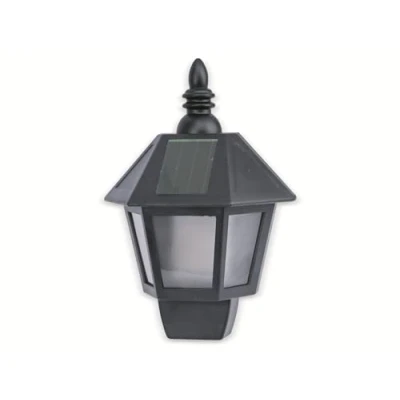 Abbildung von GRUNDIG Wandleuchte Solar 31 LEDs Brenndauer 6 8 Stunden Flammeneffekt oder weißes Licht Schwarz