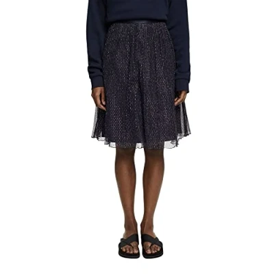 Abbildung von Esprit Collection Skirt Alinienrock, Damen, Größe: Large, Navy