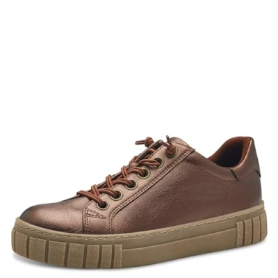 Abbildung von MARCO TOZZI Damen Plateau Sneaker Freizeit Vegan, Braun (Bronce), 38 EU