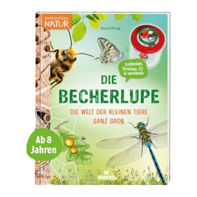 Abbildung von moses. Die Becherlupe Welt der kleinen Tiere ganz groß, Mitmachbuch mit vielen Fakten über Insekten, Kindersachbuch Experimenten, ... Für Kinder ab 8 Jahren (Expedition Natur)