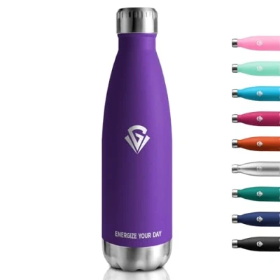 Abbildung von Thermosflasche 750ml, Wasserflasche Kohlensäure Geeignet, Trinkflasche BPA Frei, Auslaufsicher Doppelwandig Thermoskanne, für Fitness, Laufen, Büro, Kinder, Erwachsene, Camping, Sprudel
