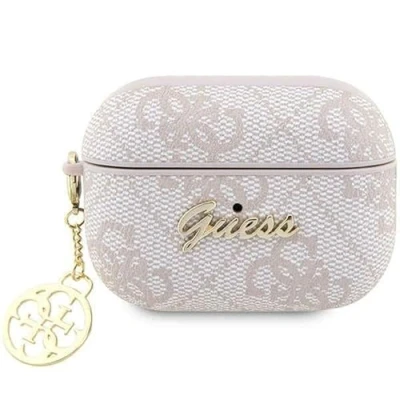 Abbildung von Guess GUAP2G4GSMP Schutzhülle für AirPods Pro 2, Rosa, 4G, Charm Kollektion