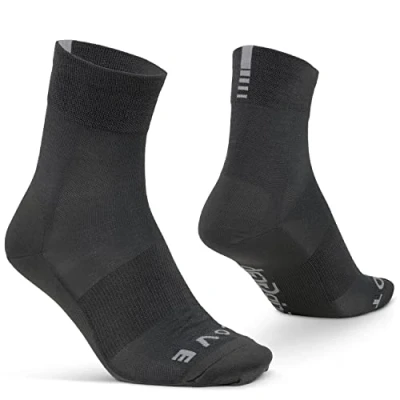 Abbildung von GripGrab Merino Lightweight SL Fahrrad Socken mit Merinowolle Atmungsaktive Gemütliche Ganzjahres Radsport Strümpfe