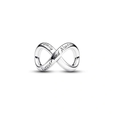 Abbildung von PANDORA Moments Für immer &amp; Ewig Unendlichkeits Charm aus Sterling Silber, Kompatibel Armbändern, 793243C00