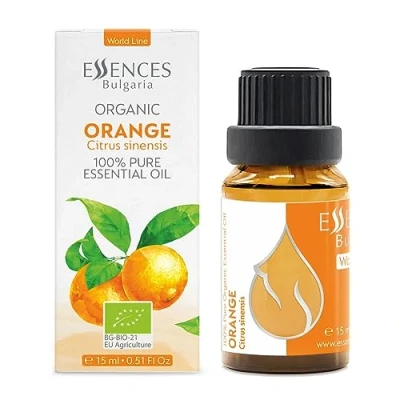 Abbildung von Essences Bulgaria Bio Orange Ätherisches Öl 15ml Citrus sinensis 100% Naturrein Unverdünnt Therapeutischer Grad Aromatherapie Kosmetik Tierversuchsfrei Gentechnikfrei Vegan