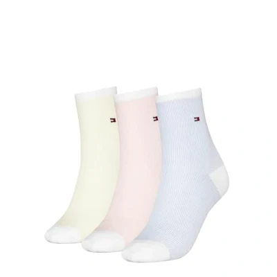 Abbildung von Tommy Hilfiger Women Short SOCK 3 PACK Gifting Socken, Damen, Größe: 35 38, Multicolor